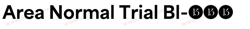 Area Normal Trial Bl字体转换